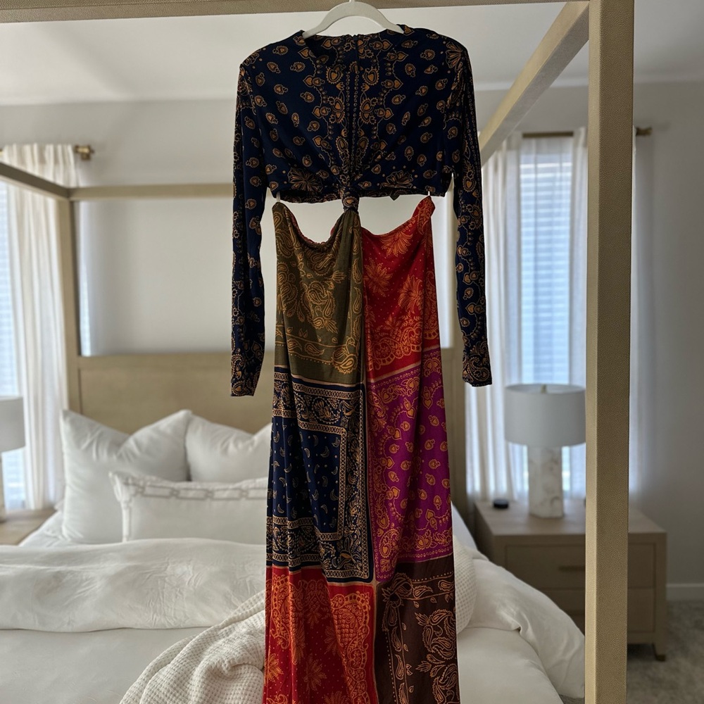 Gorgeous Farm Rio Cut Out Maxi Dress